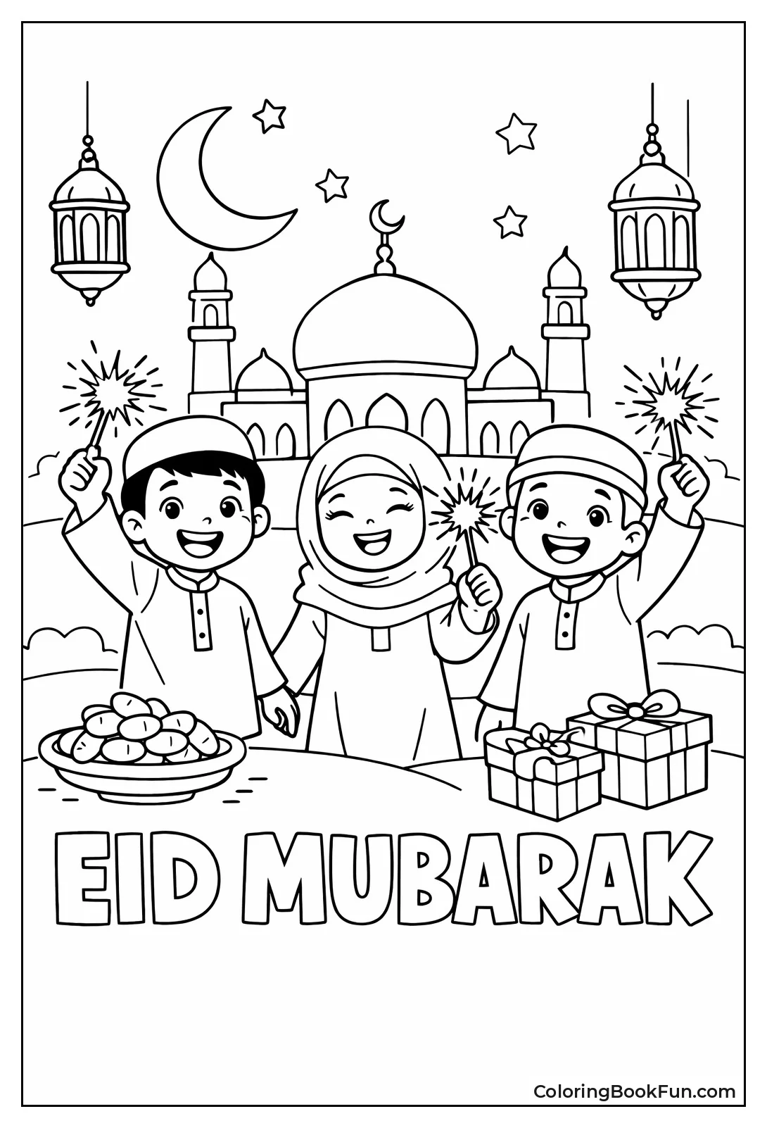Eid Sparklers Kids