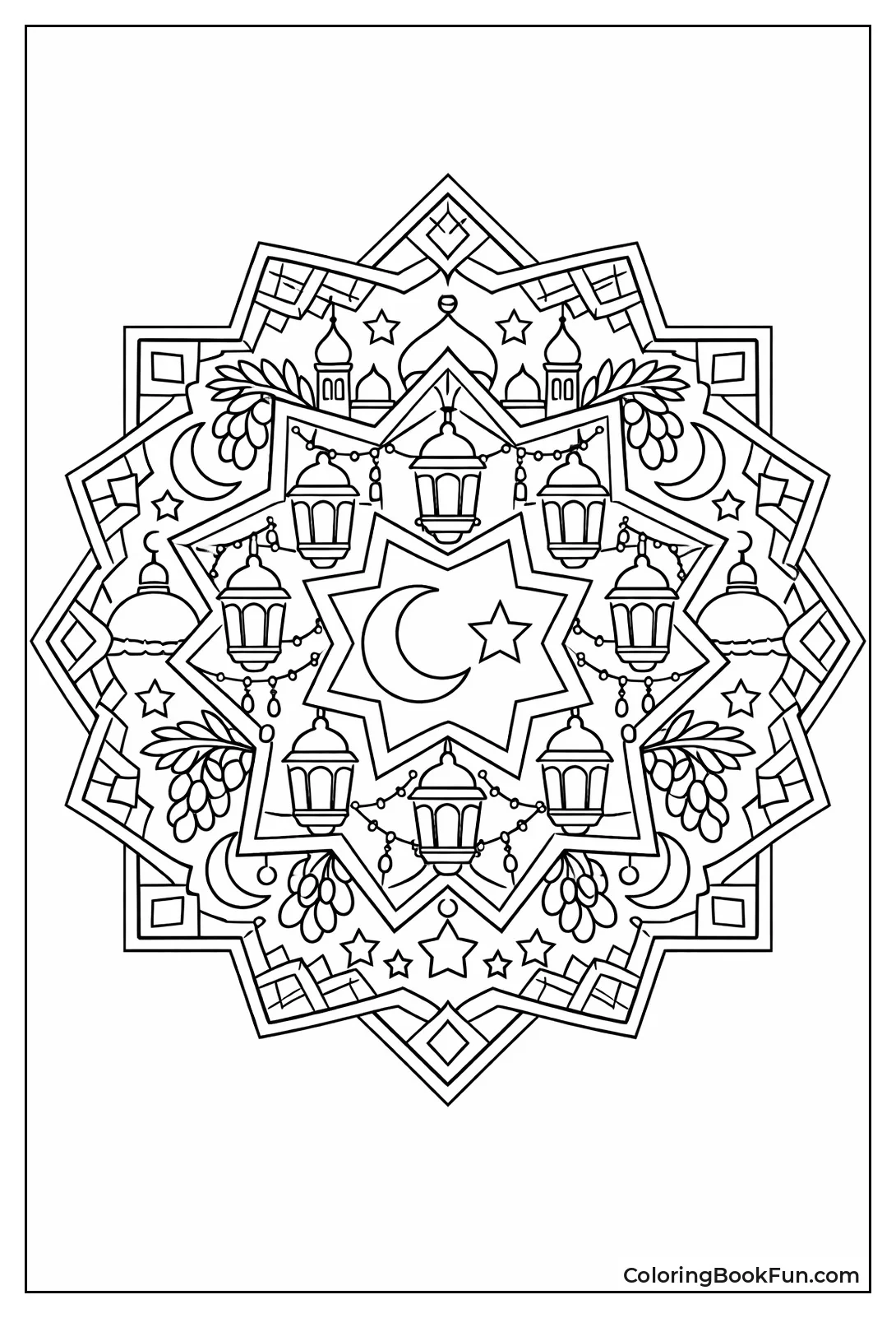 Islamic Geometric Mandala