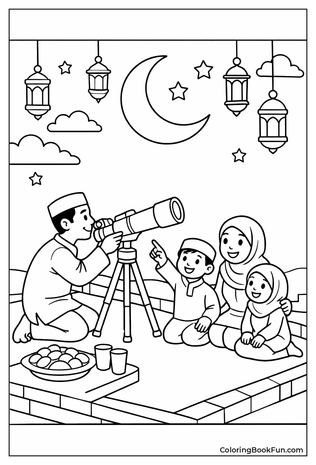 Moon Sighting Rooftop