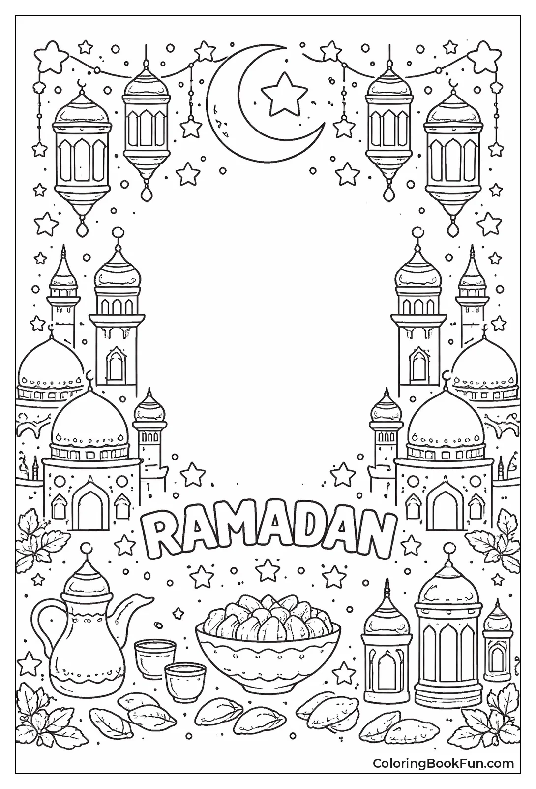 Mosque Border Frame