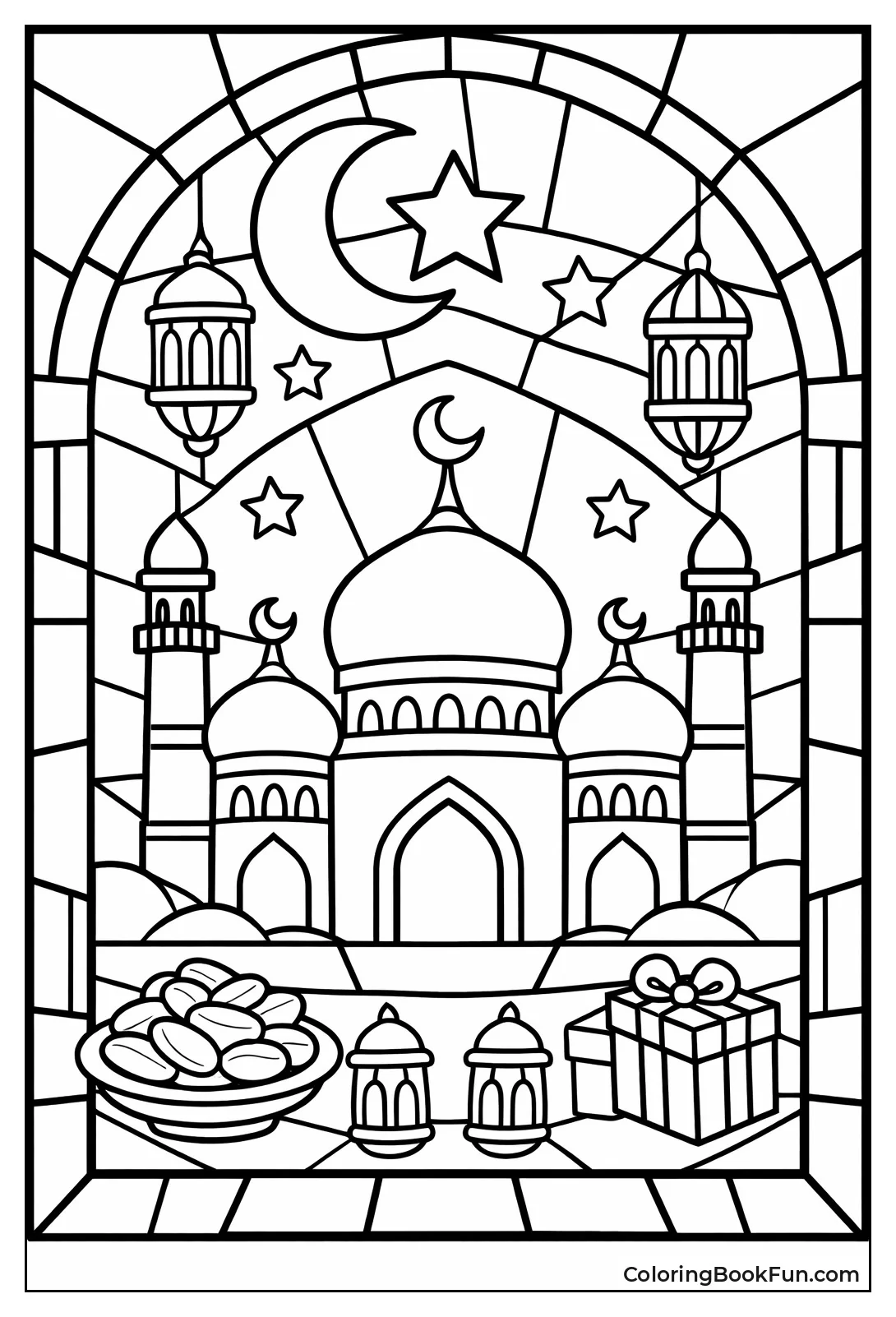Stained Glass Mosque Window