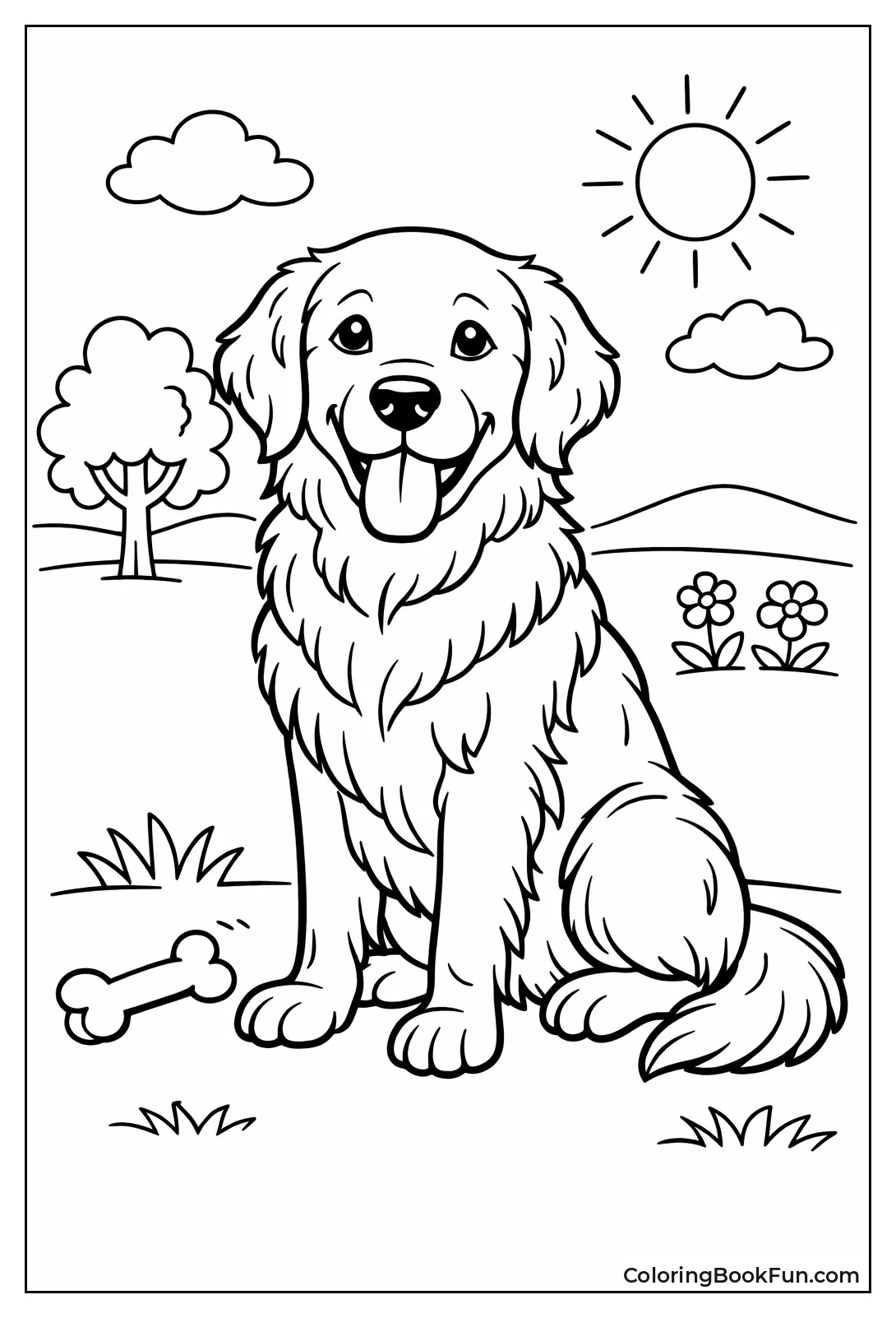 Realistic Golden Retriever