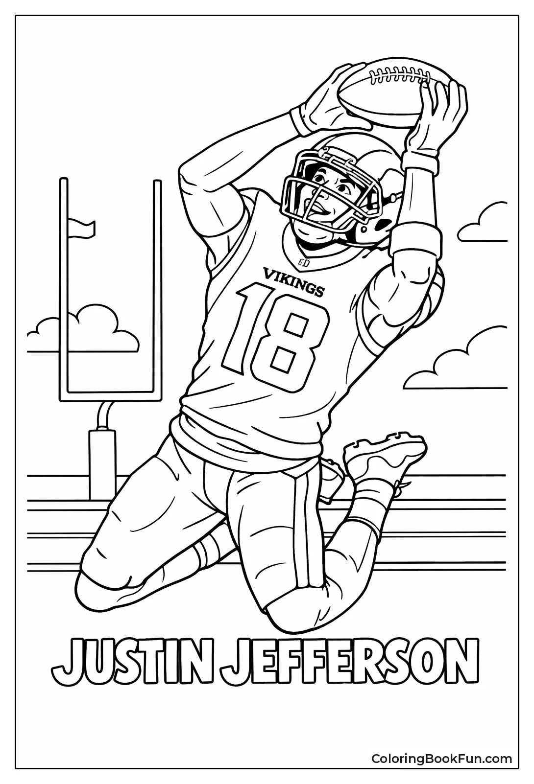 Realistic Justin Jefferson