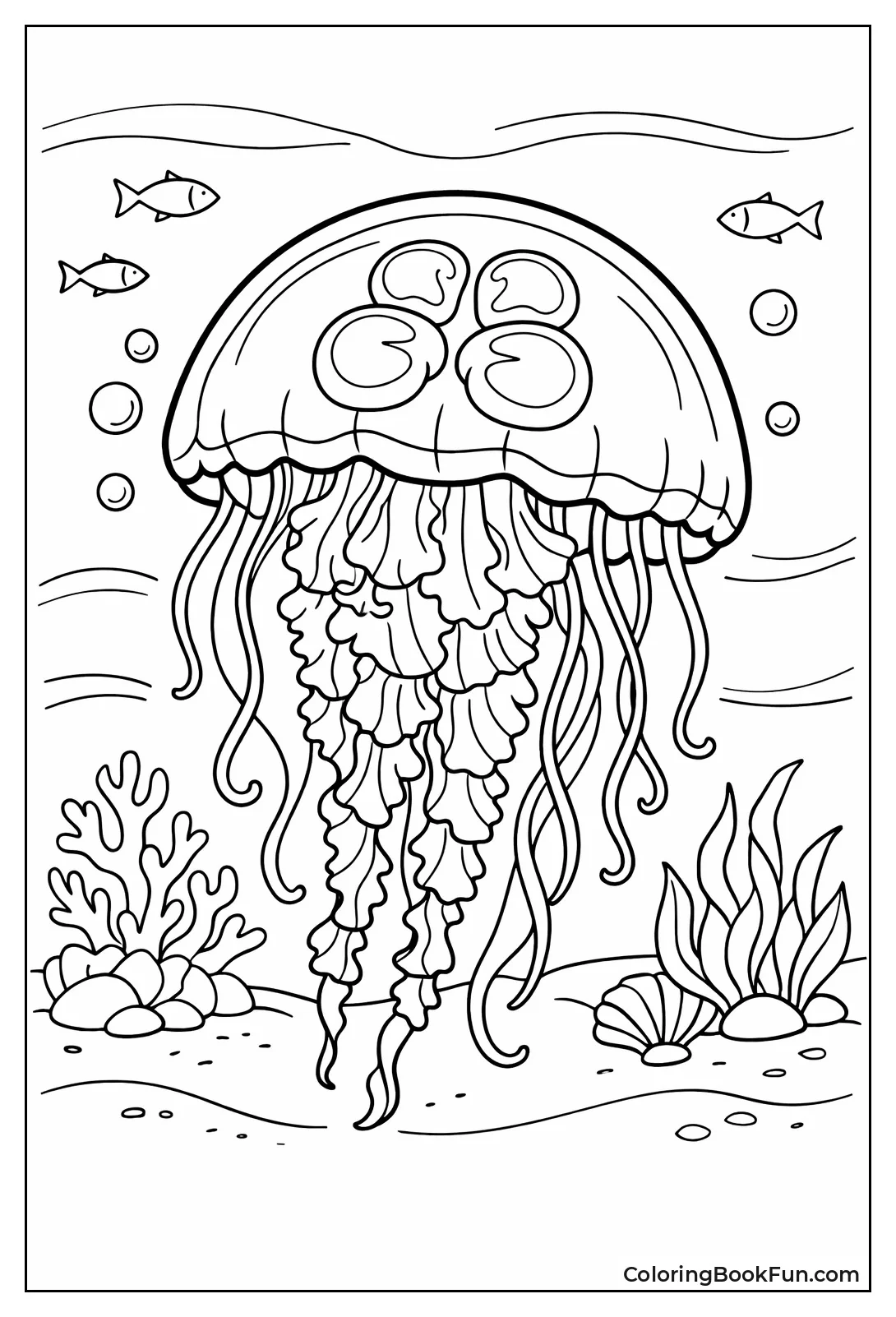 Realistic Moon Jellyfish