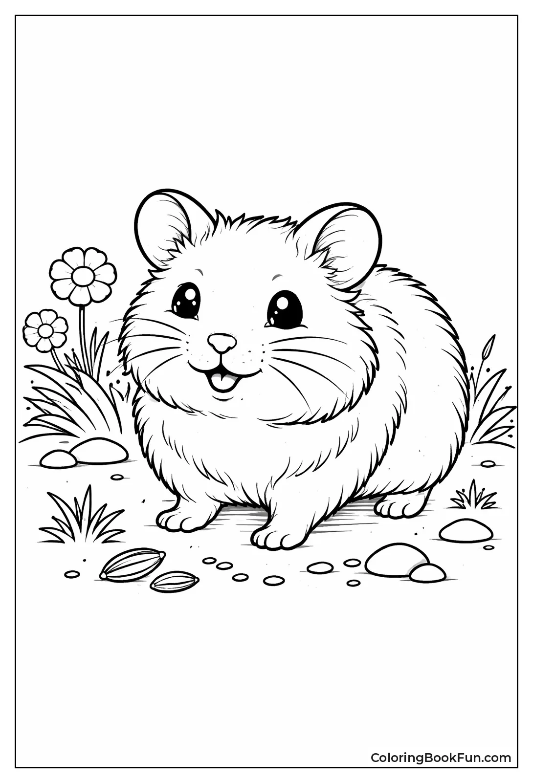 Realistic Standing Hamster