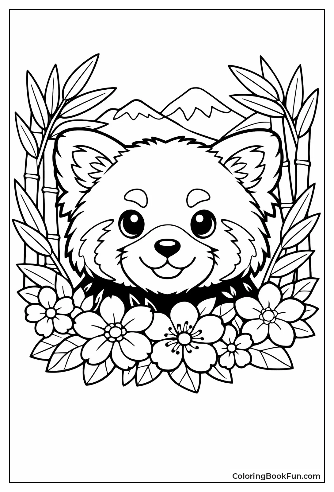 Floral Frame Portrait