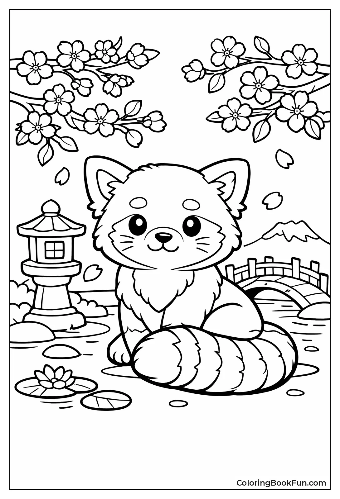 Red Panda Zen Garden