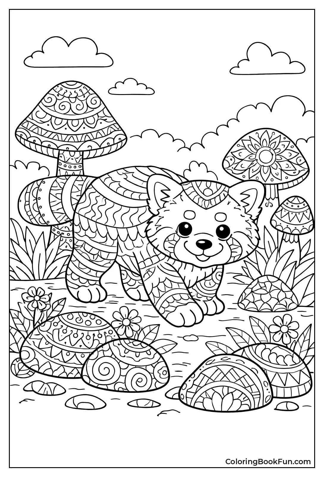 Zentangle Forest Floor