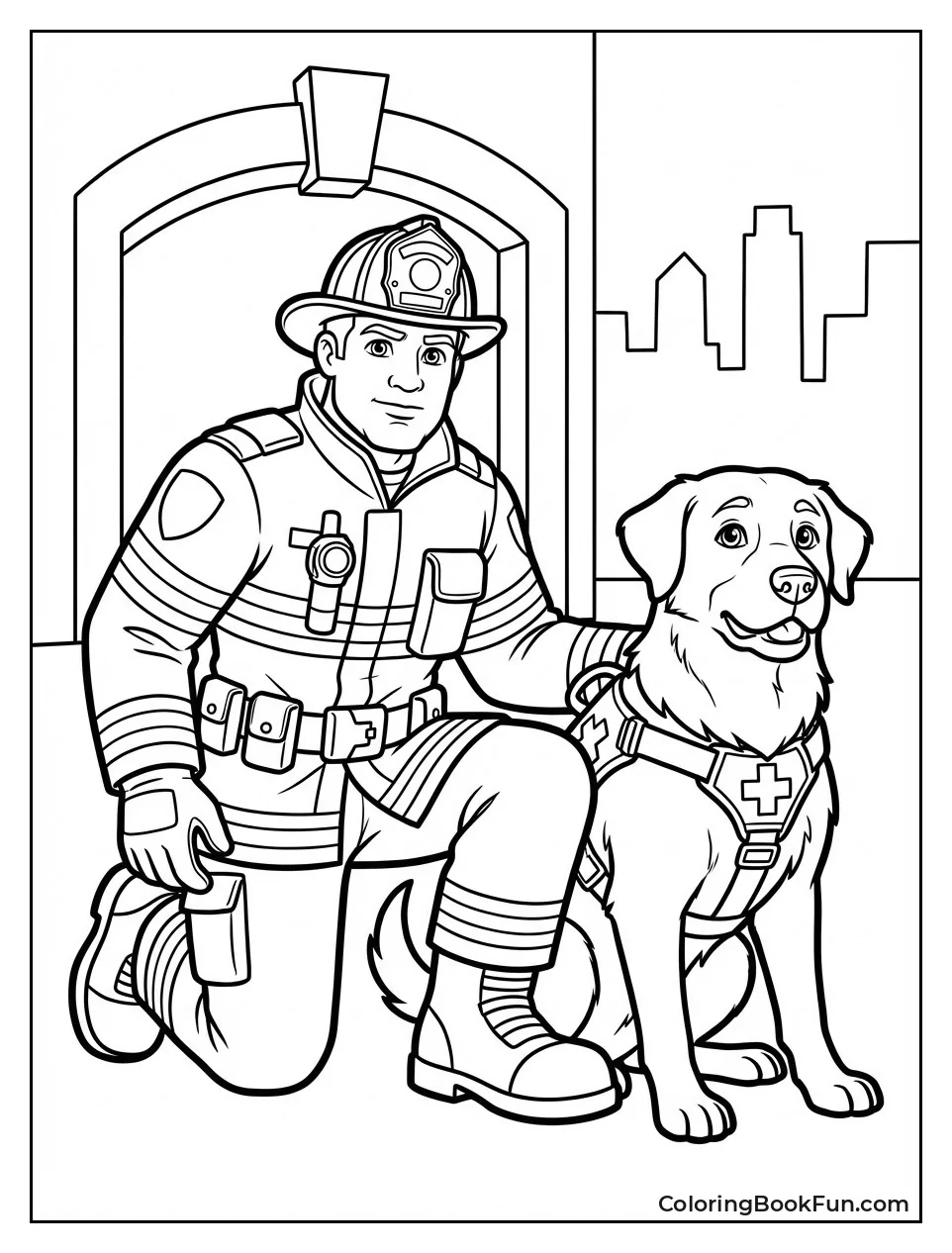 Richmond Walker and K9