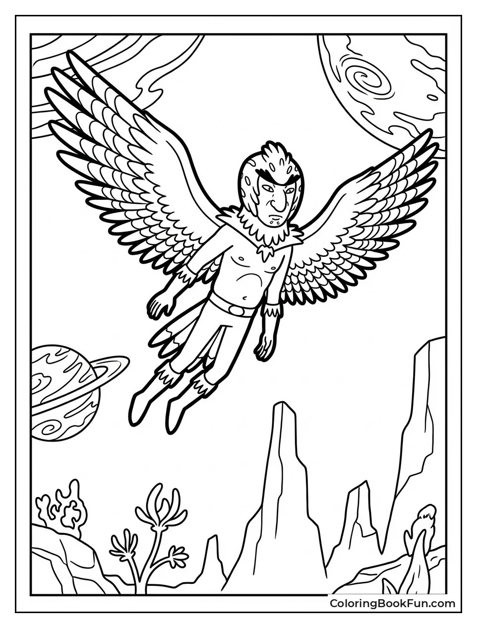 Birdperson Flying