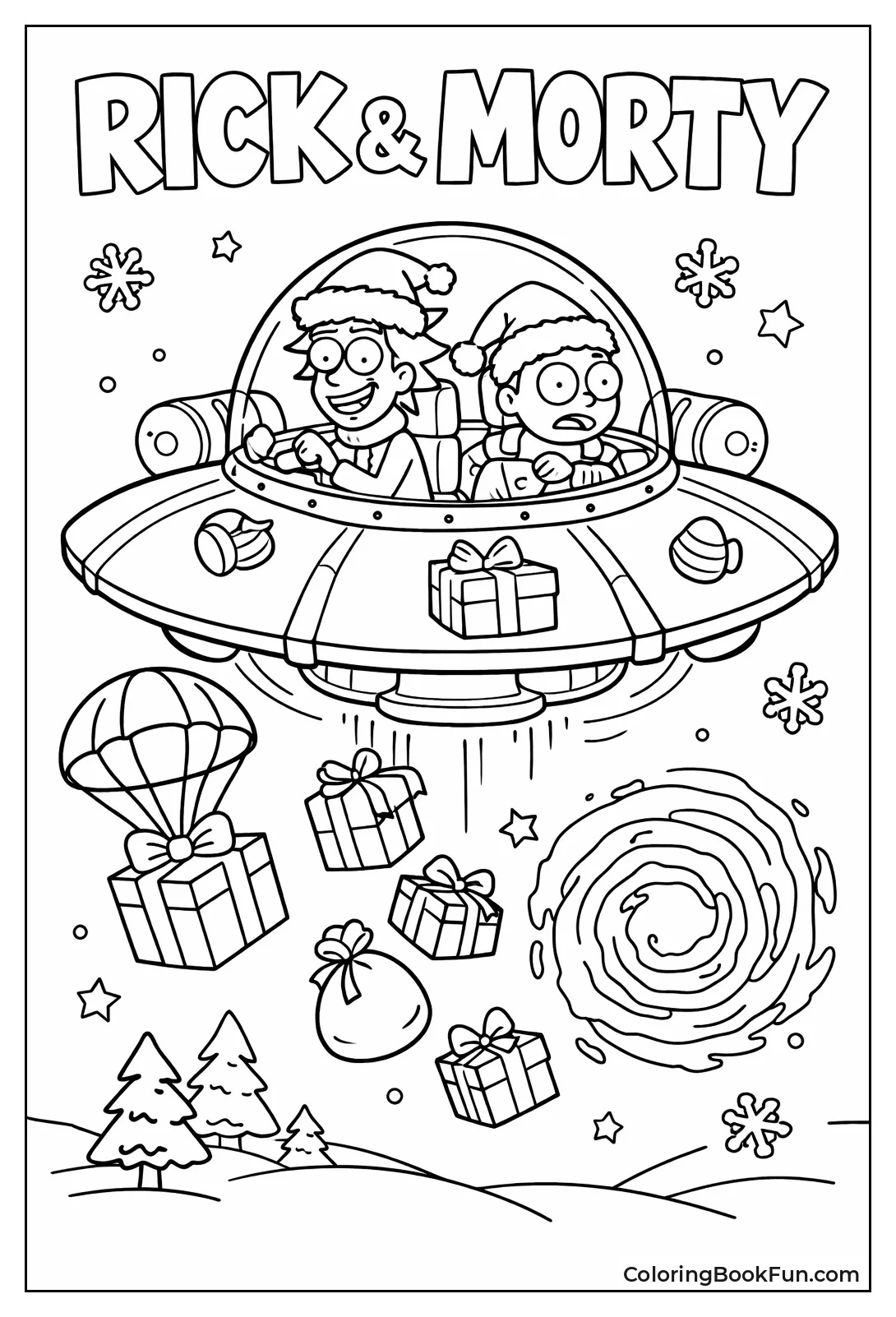 Christmas Spaceship Gifts