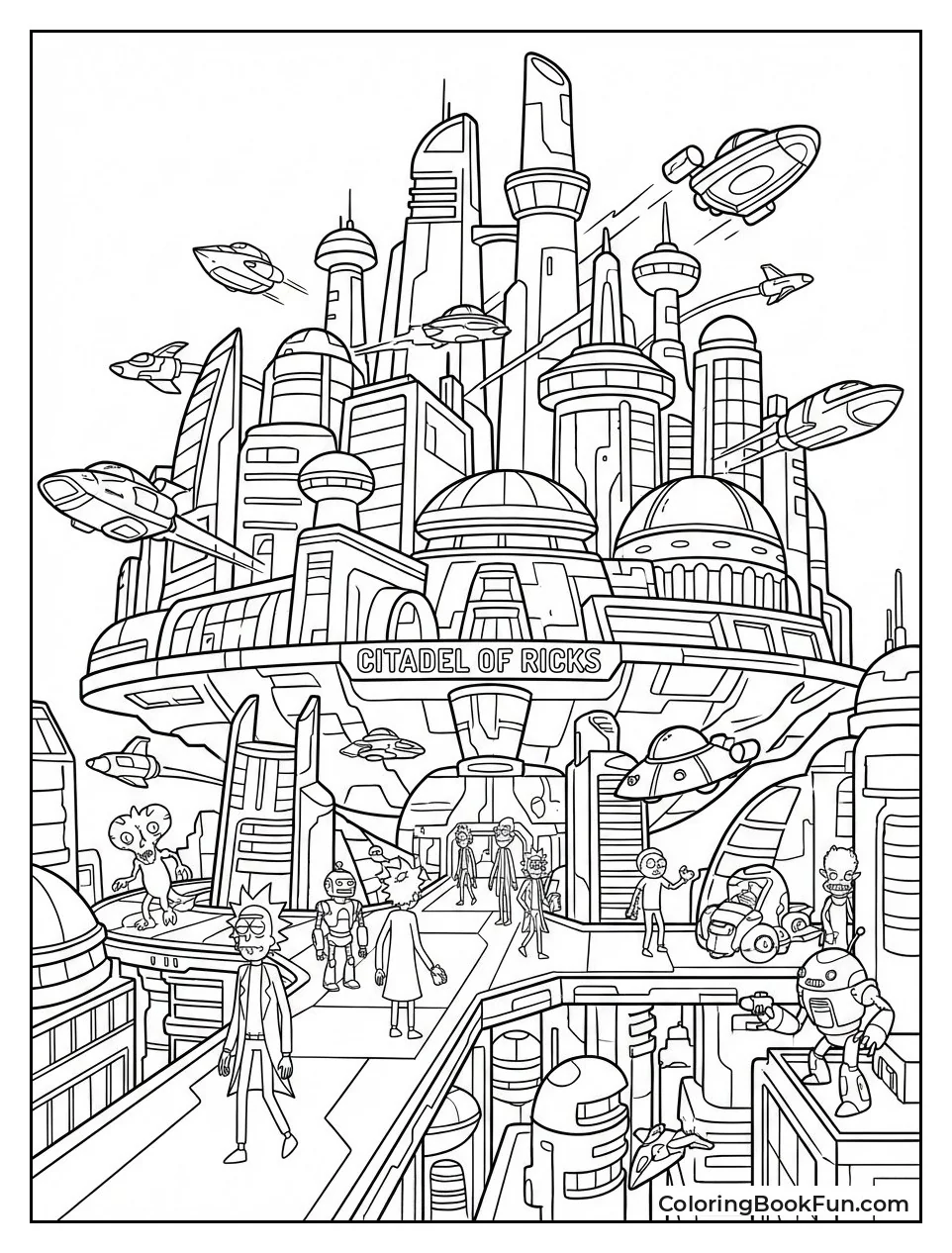 Citadel of Ricks Cityscape