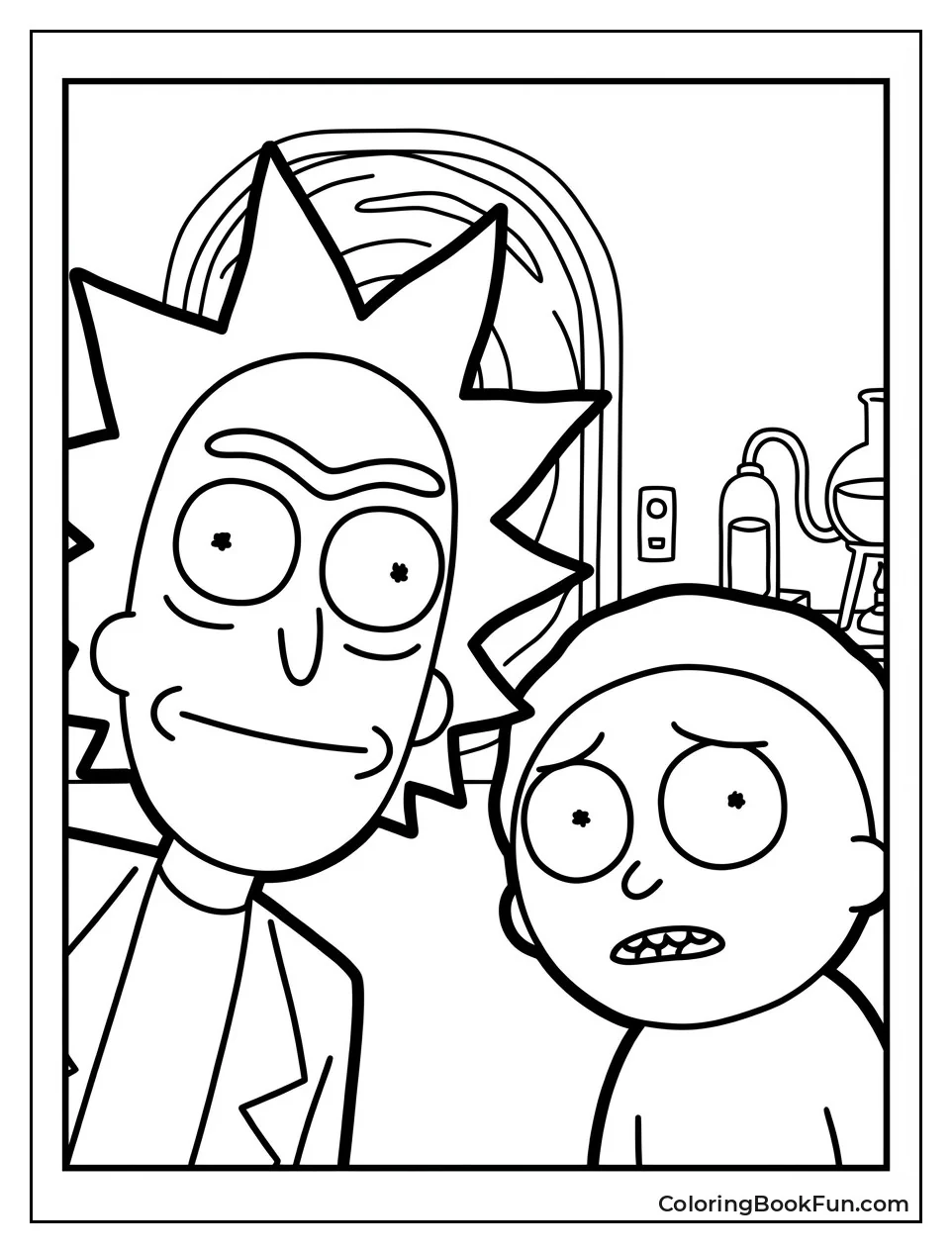 Rick and Morty Faces