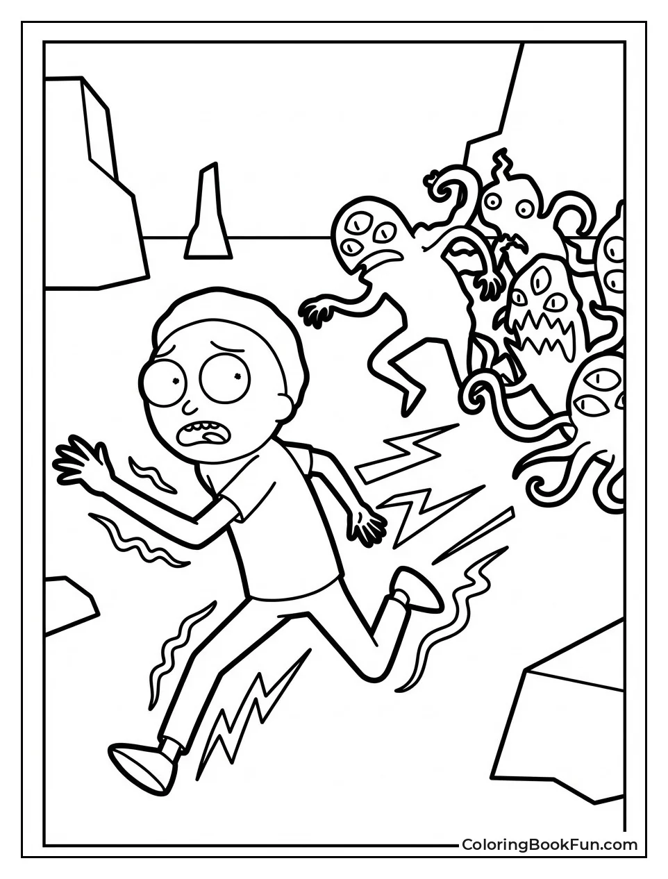 Morty Running Scared