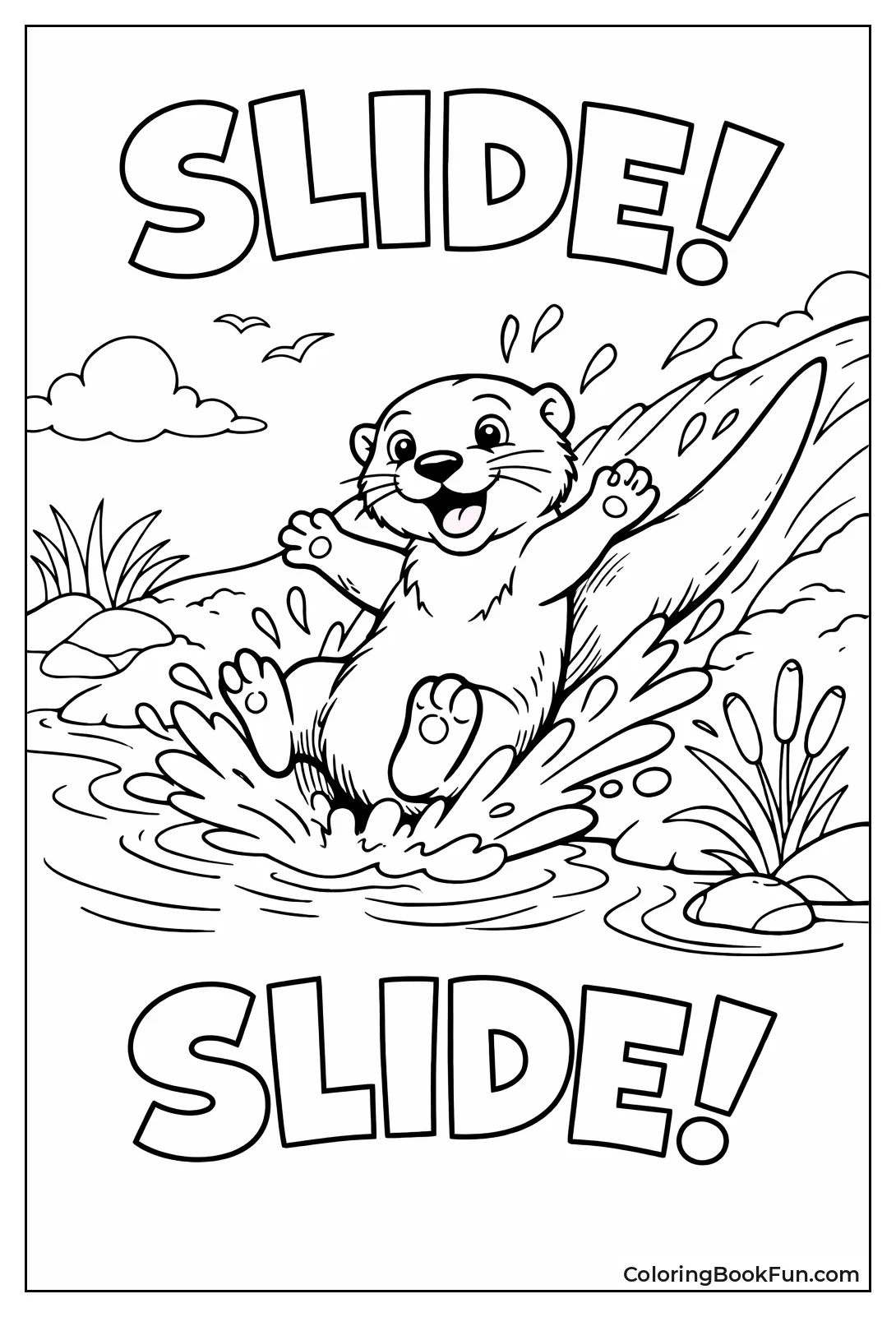 River Otter Slide