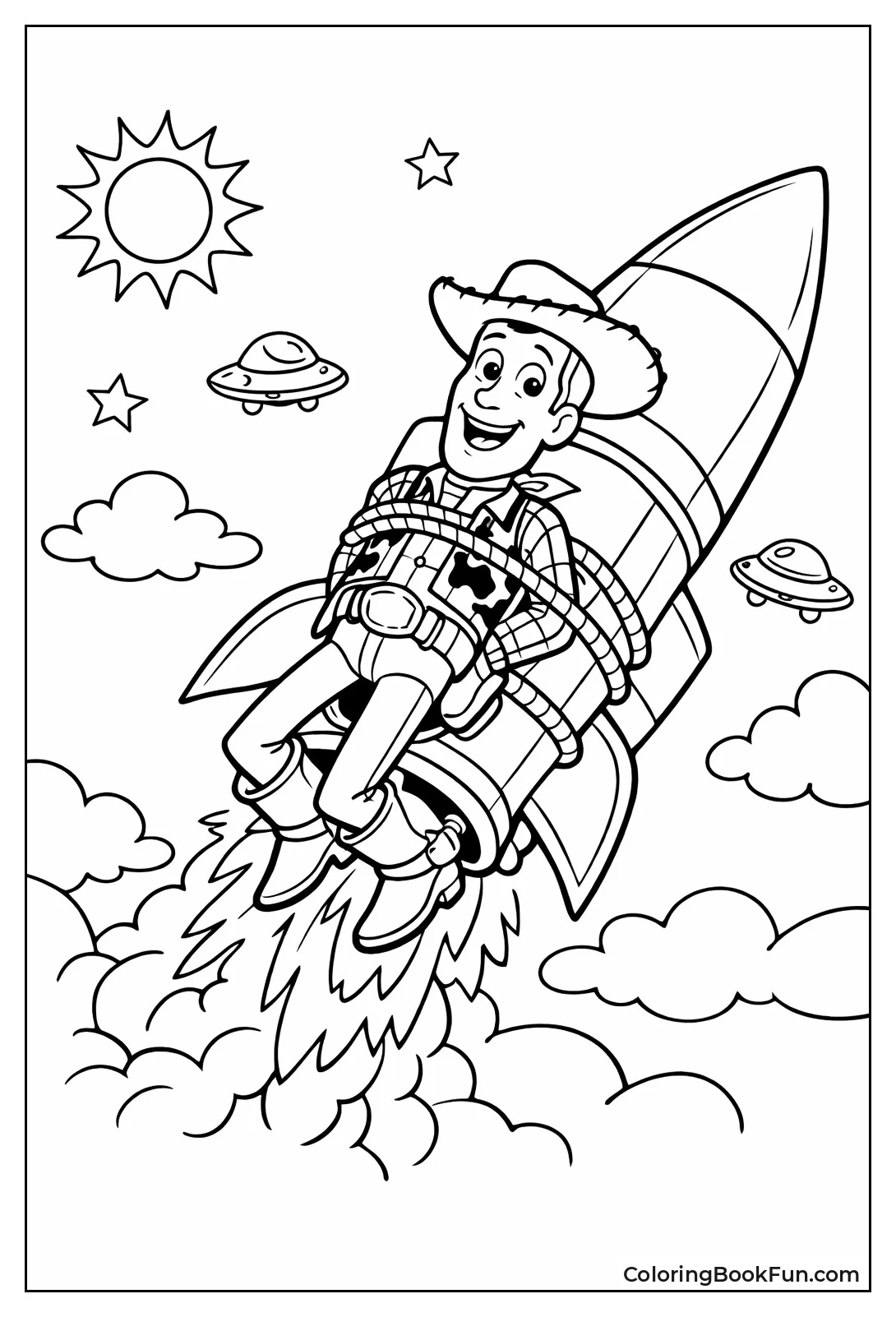 Rocket Ride Buzz Woody