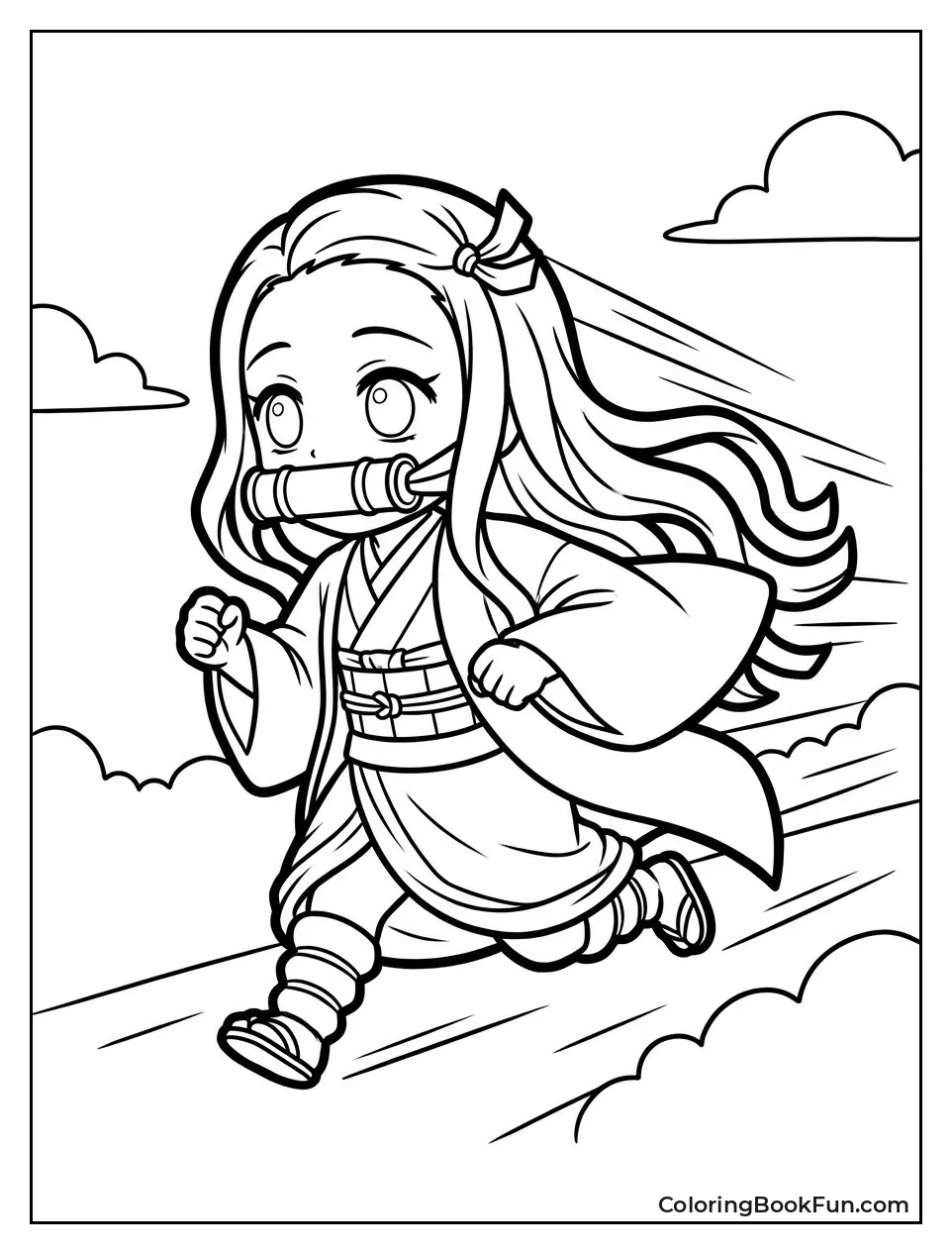 Running Bamboo Nezuko