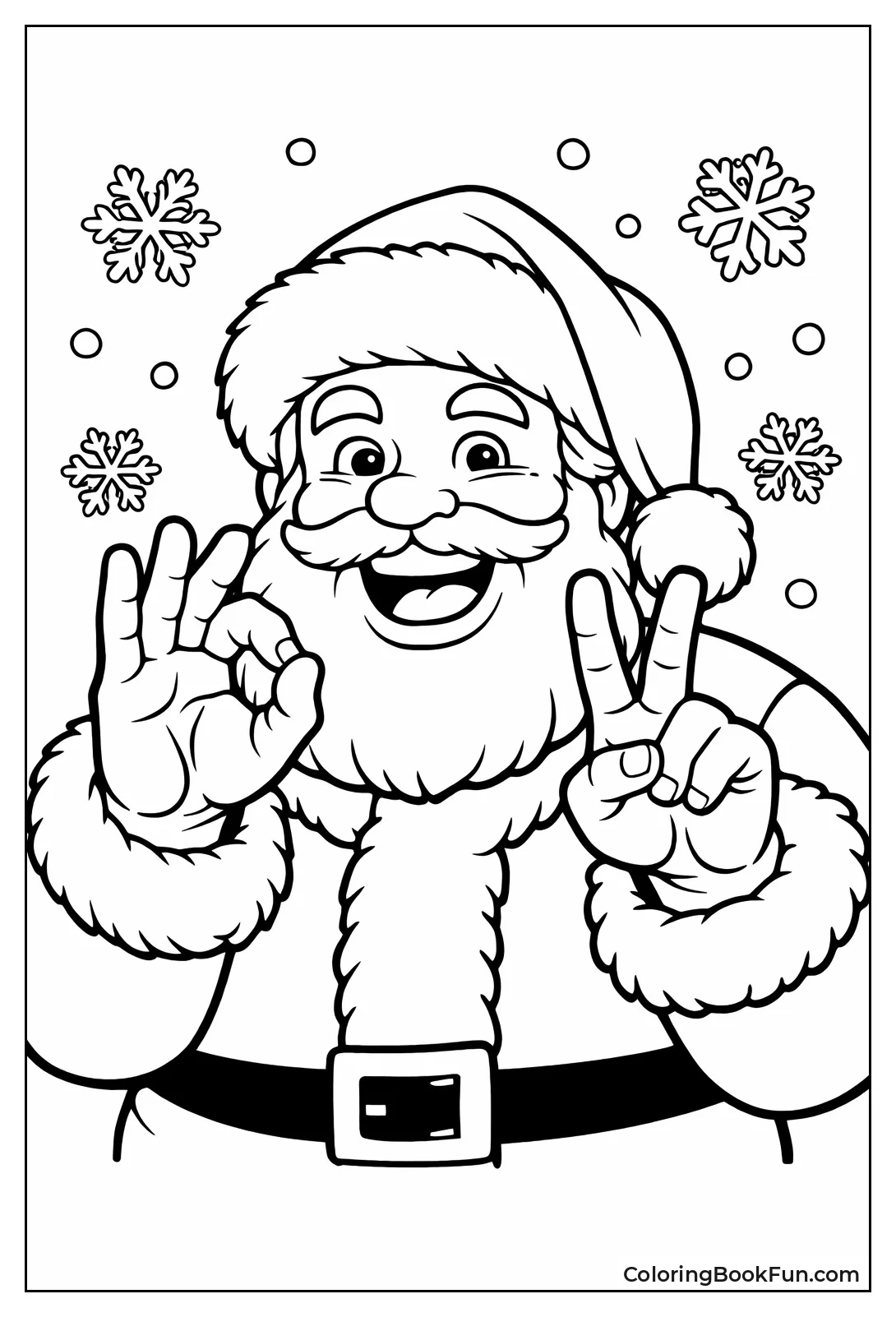 Santa 6 7 Gesture