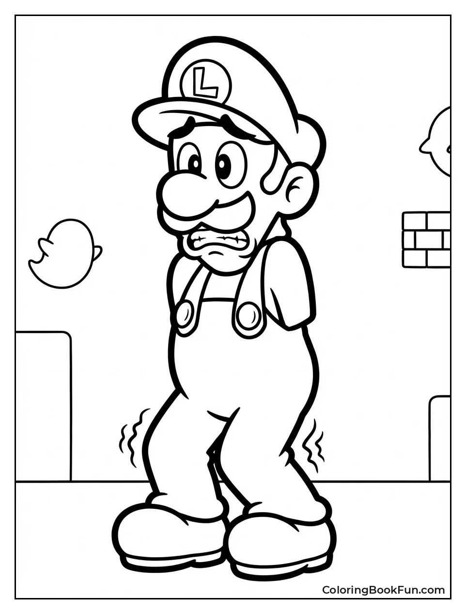 Scared Luigi