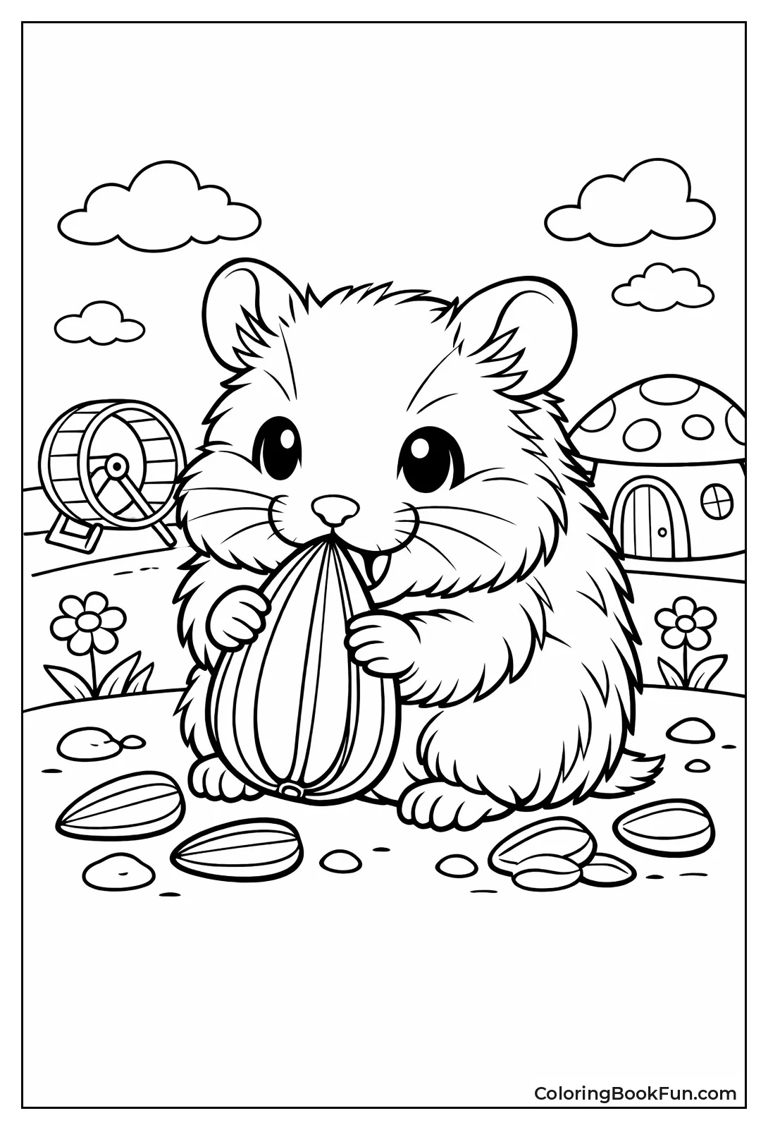 Seed Nibbling Hamster