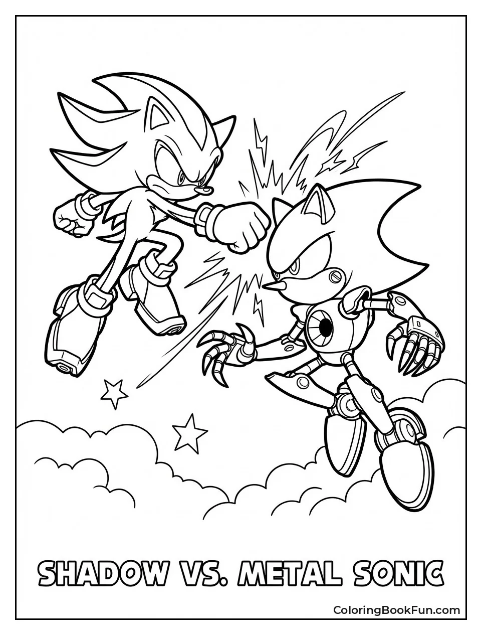 Shadow vs Metal Sonic