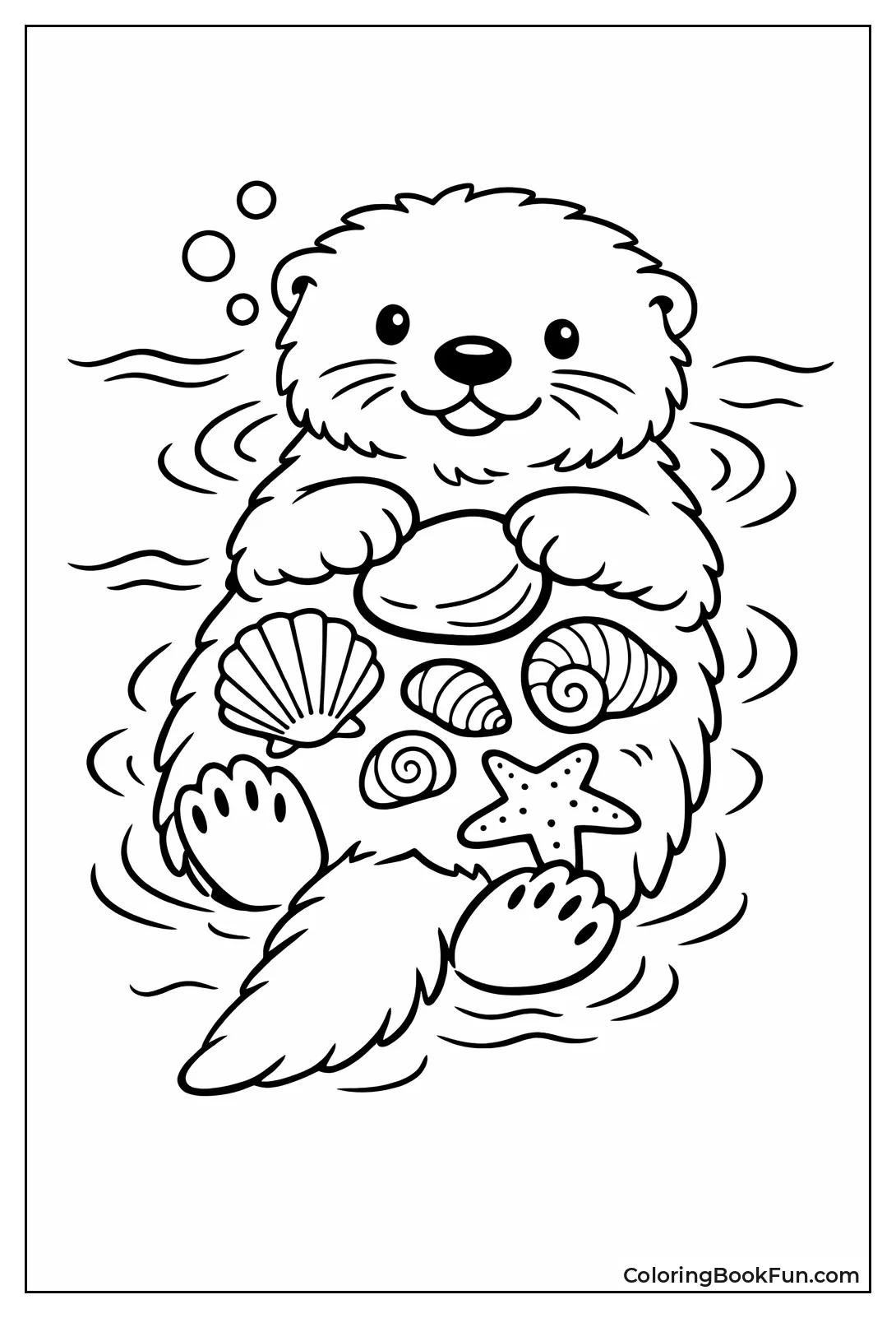 Shell Collecting Otter