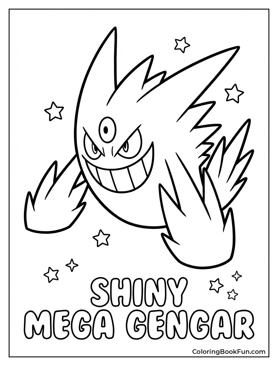 Shiny White Mega Gengar