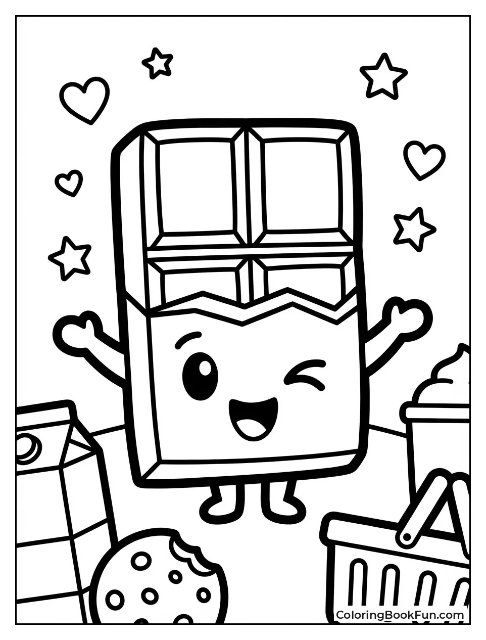 Cheeky Chocolate Pose