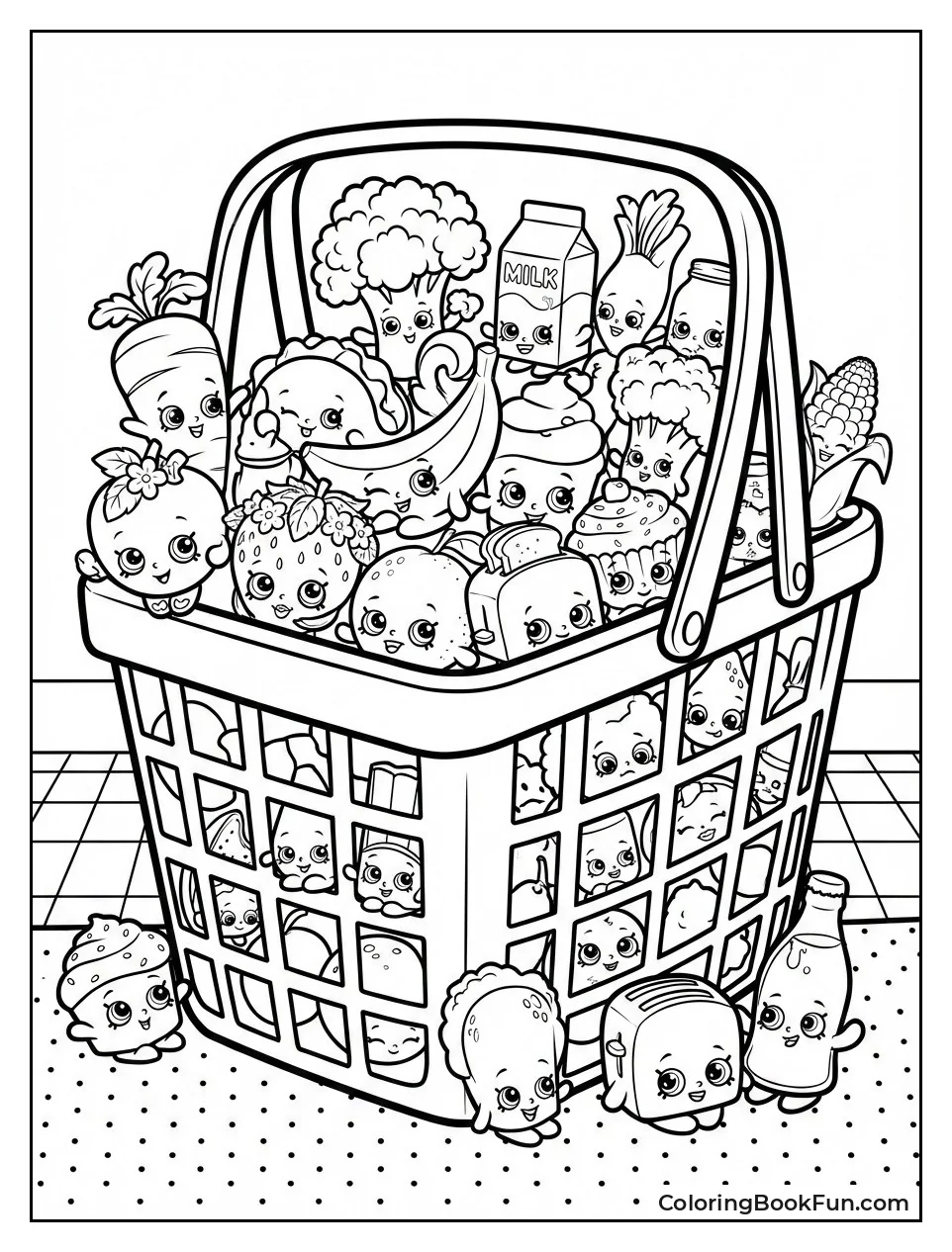 Shopkins Shopping Basket