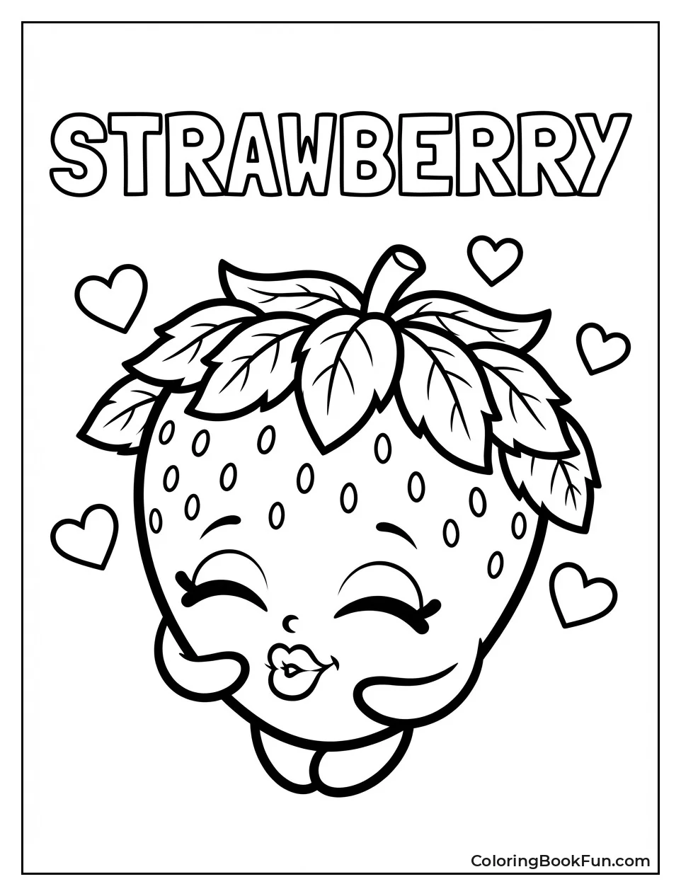 Strawberry Kiss Wink