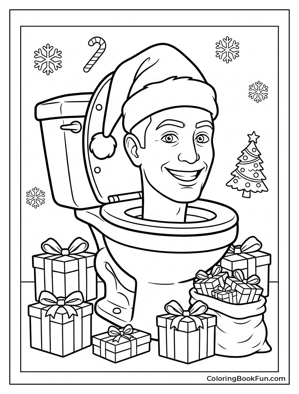 Christmas G Toilet