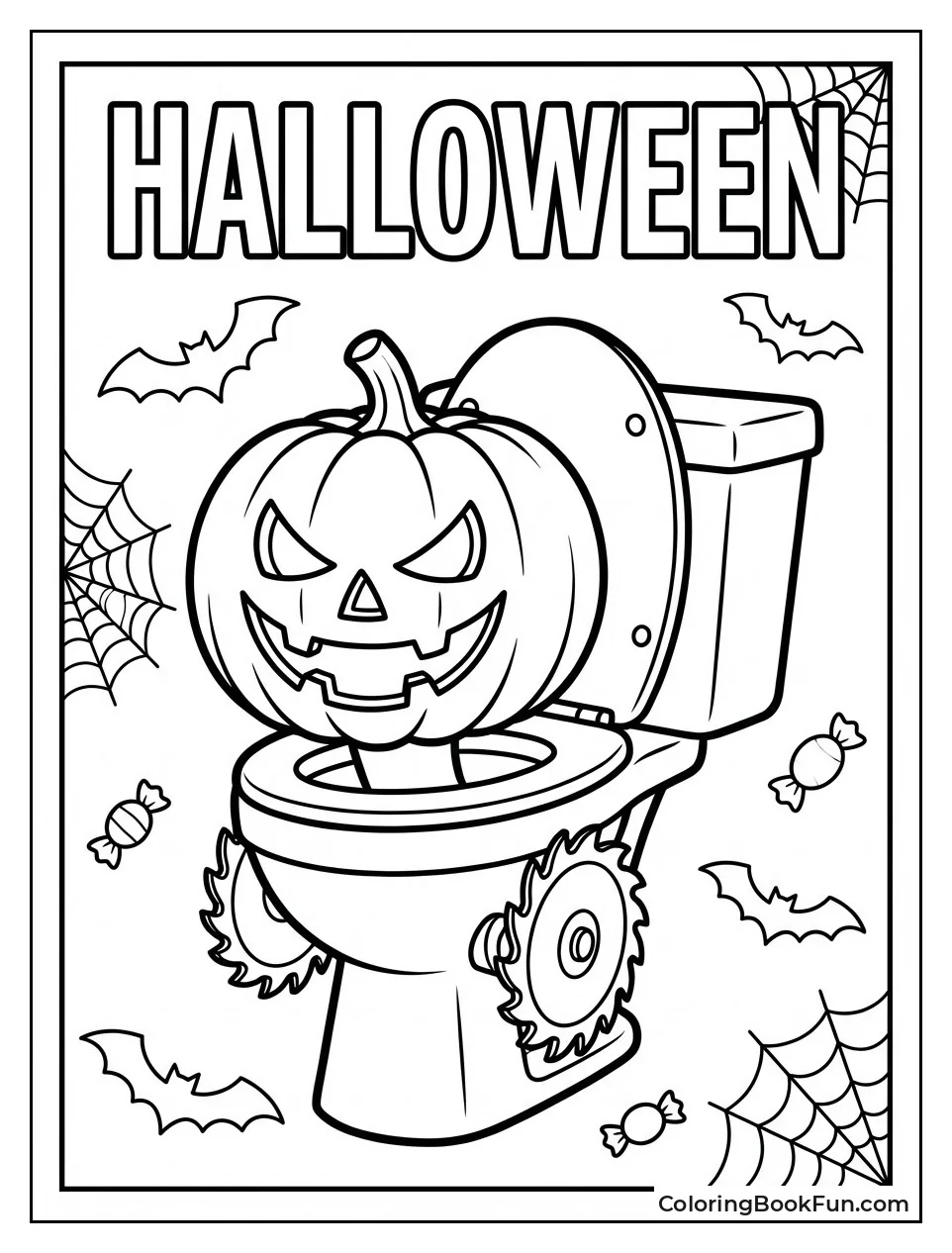 Halloween Mutant Toilet