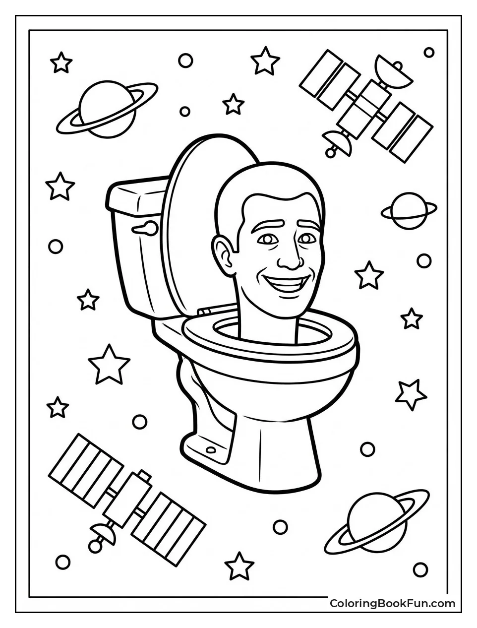 Skibidi Toilet in Space