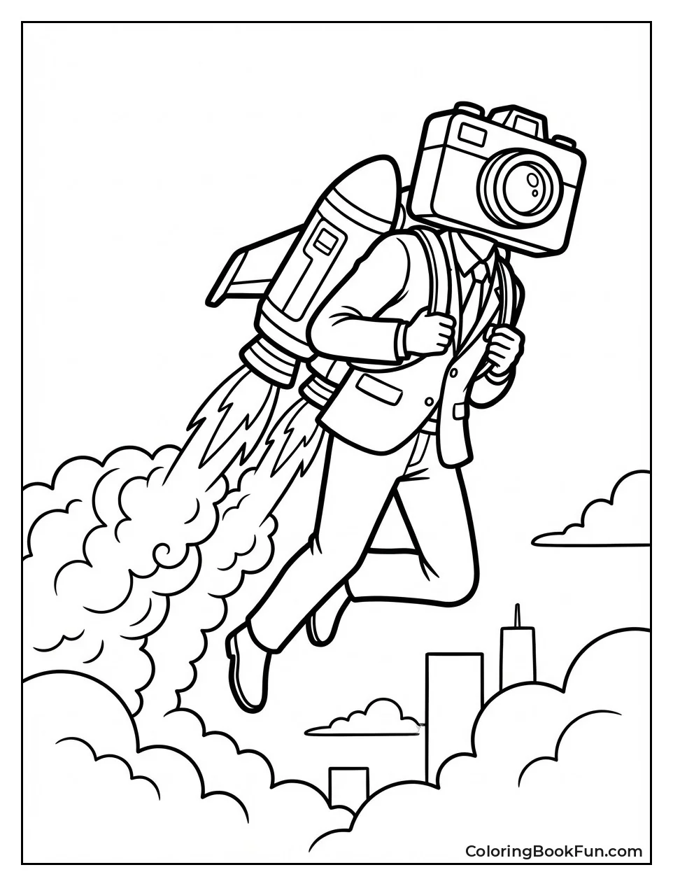 Jetpack Cameraman Flight