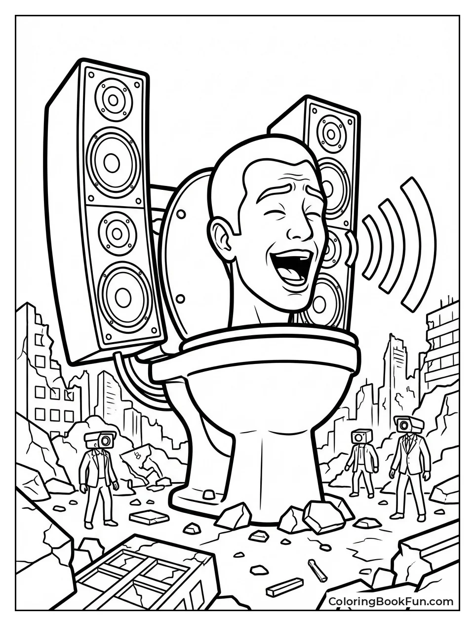Speaker Titan Toilet