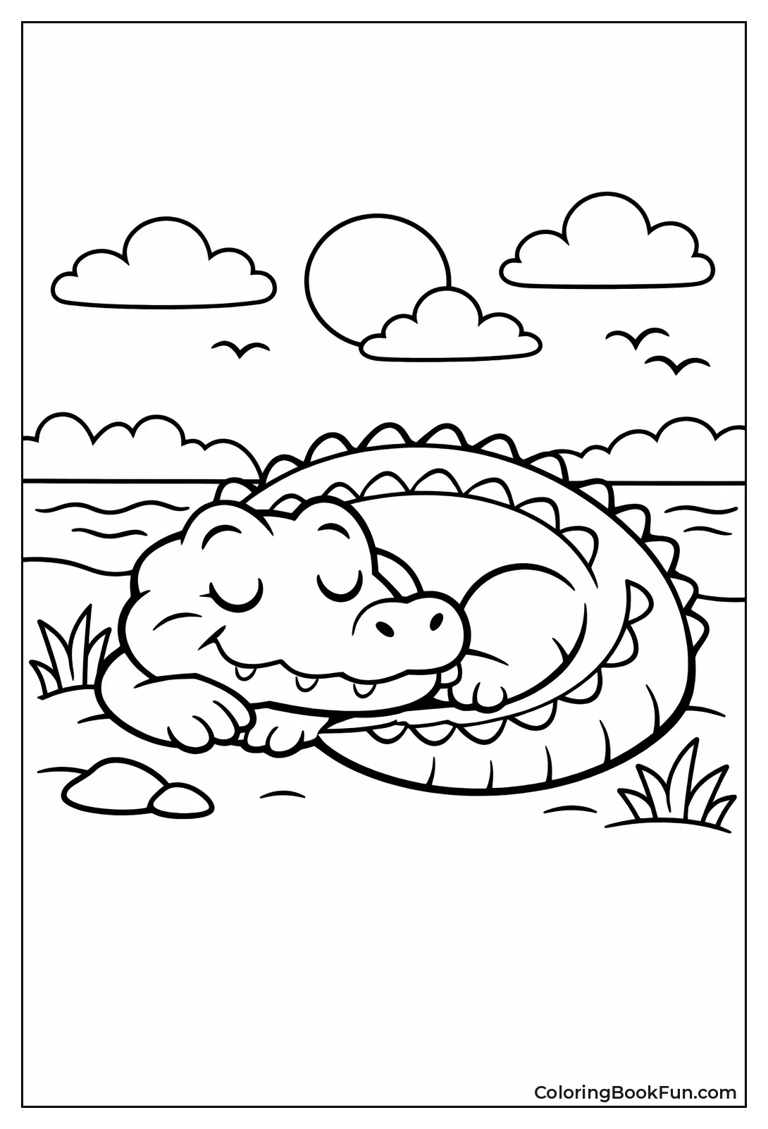Sleeping Alligator