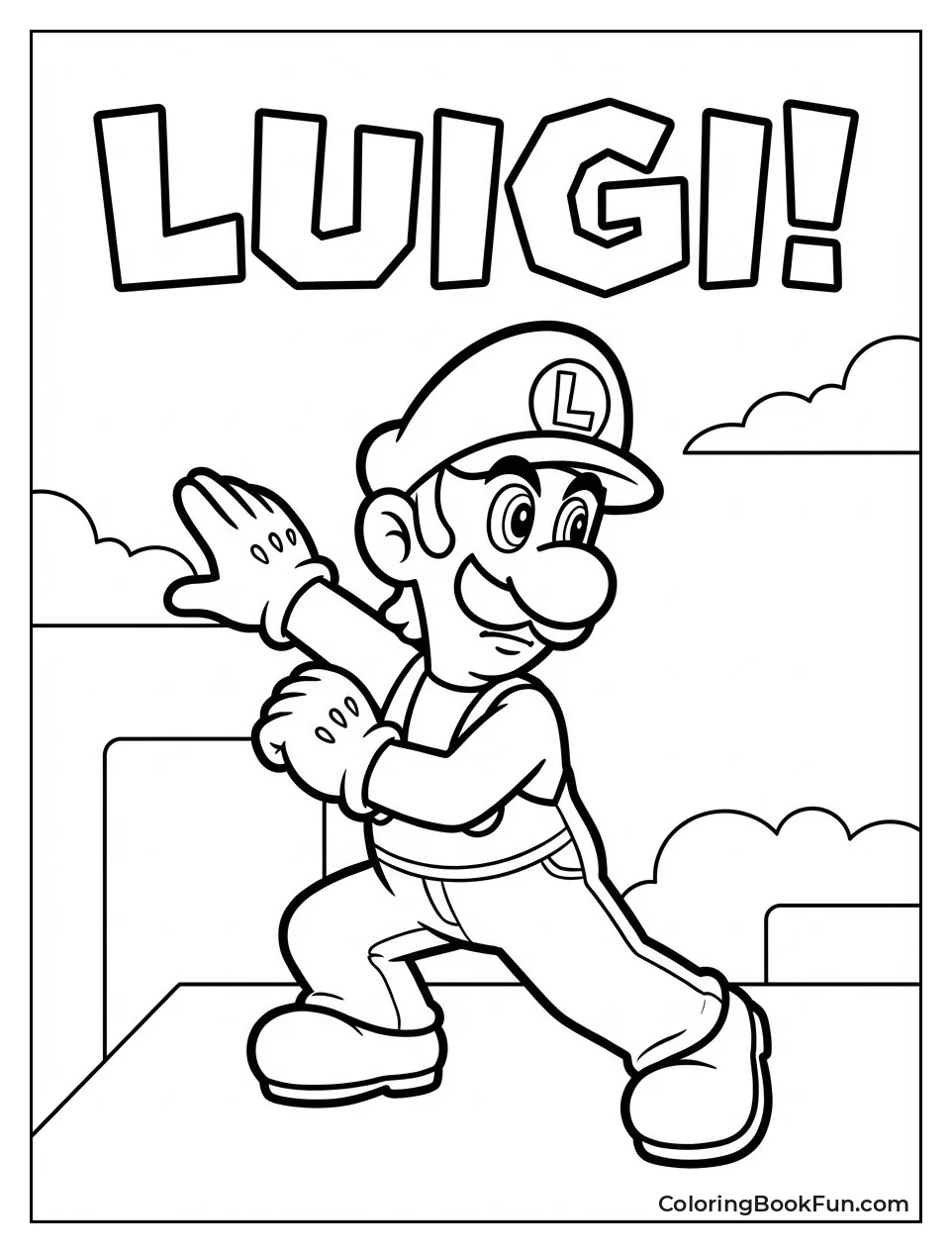 Smash Bros Luigi