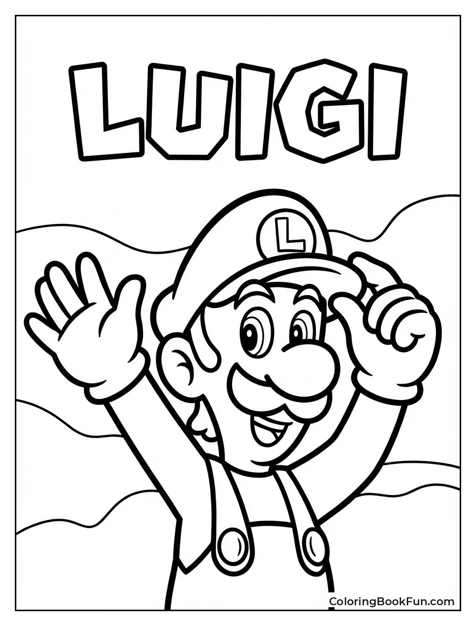 Smiling Luigi Portrait
