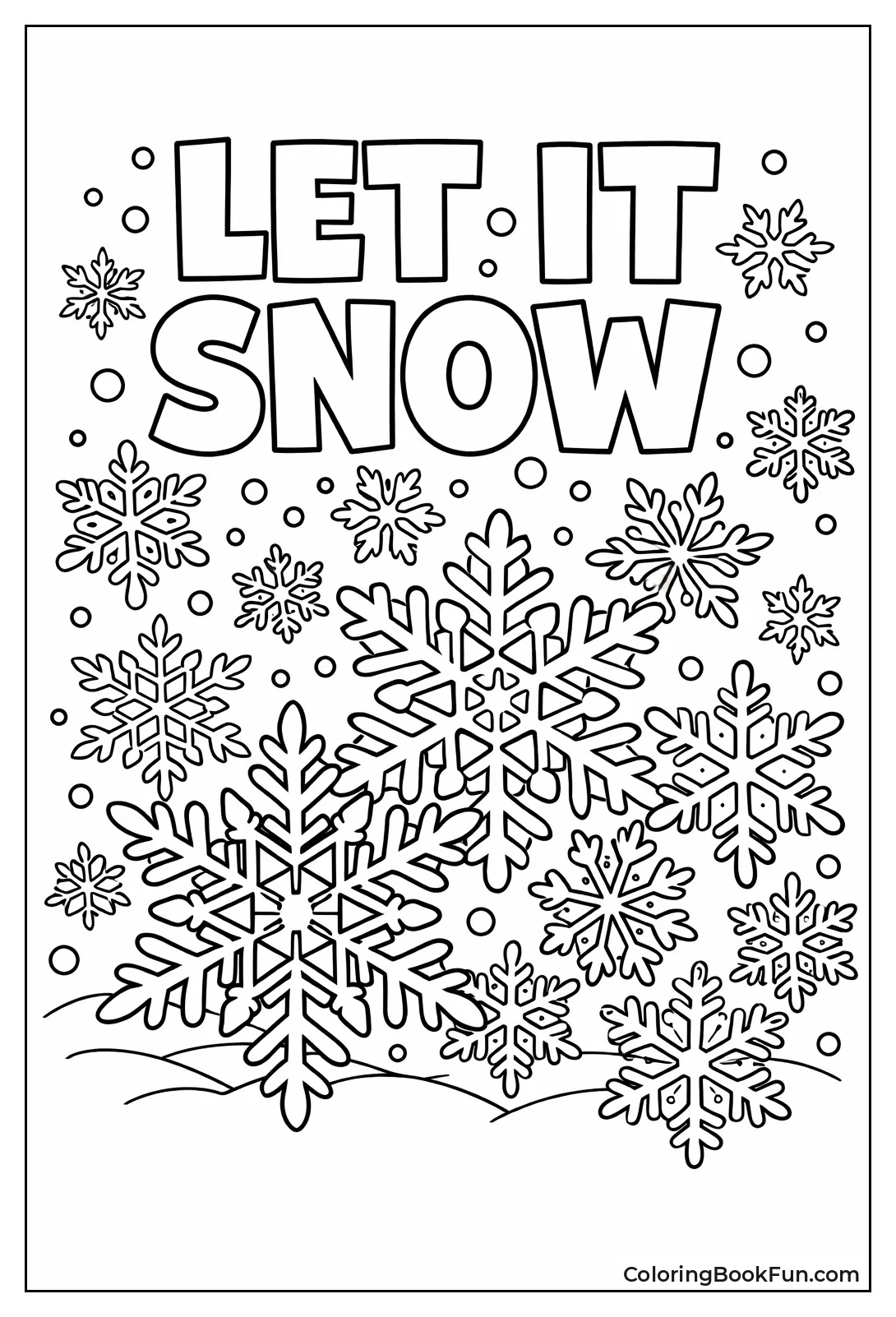 Let It Snow Banner