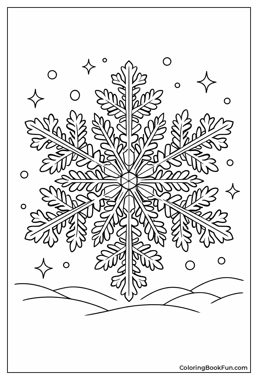 Microscopic Ice Crystal