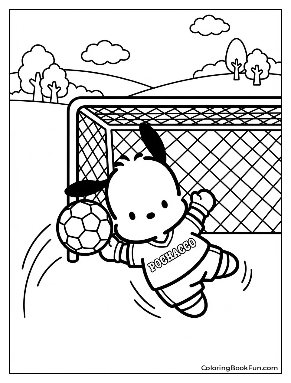 Soccer Goalie Pochacco