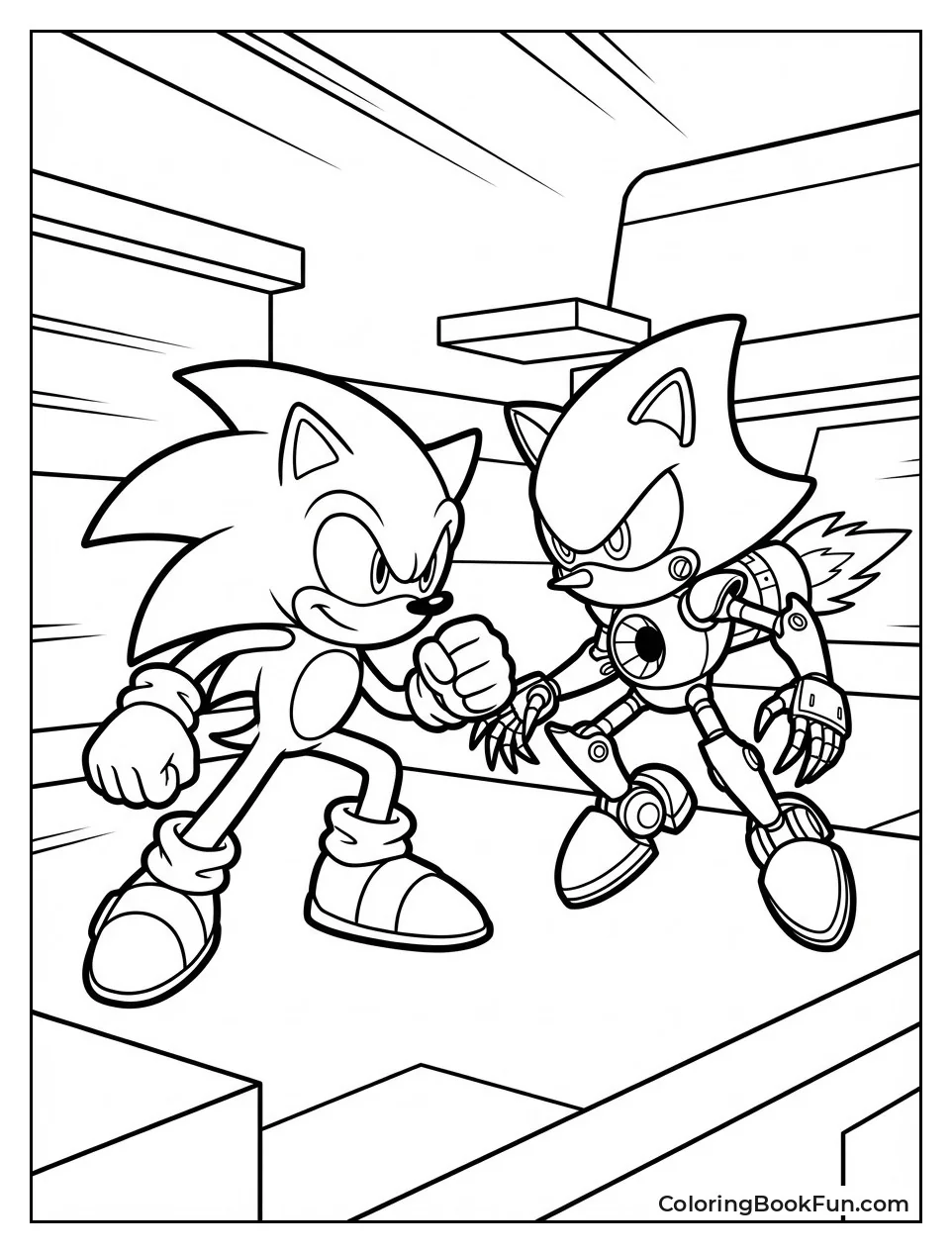 Sonic vs Metal Sonic