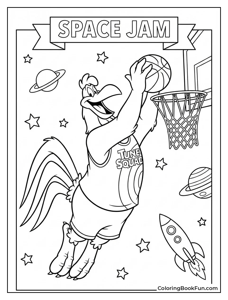 Foghorn Leghorn Slam Dunk