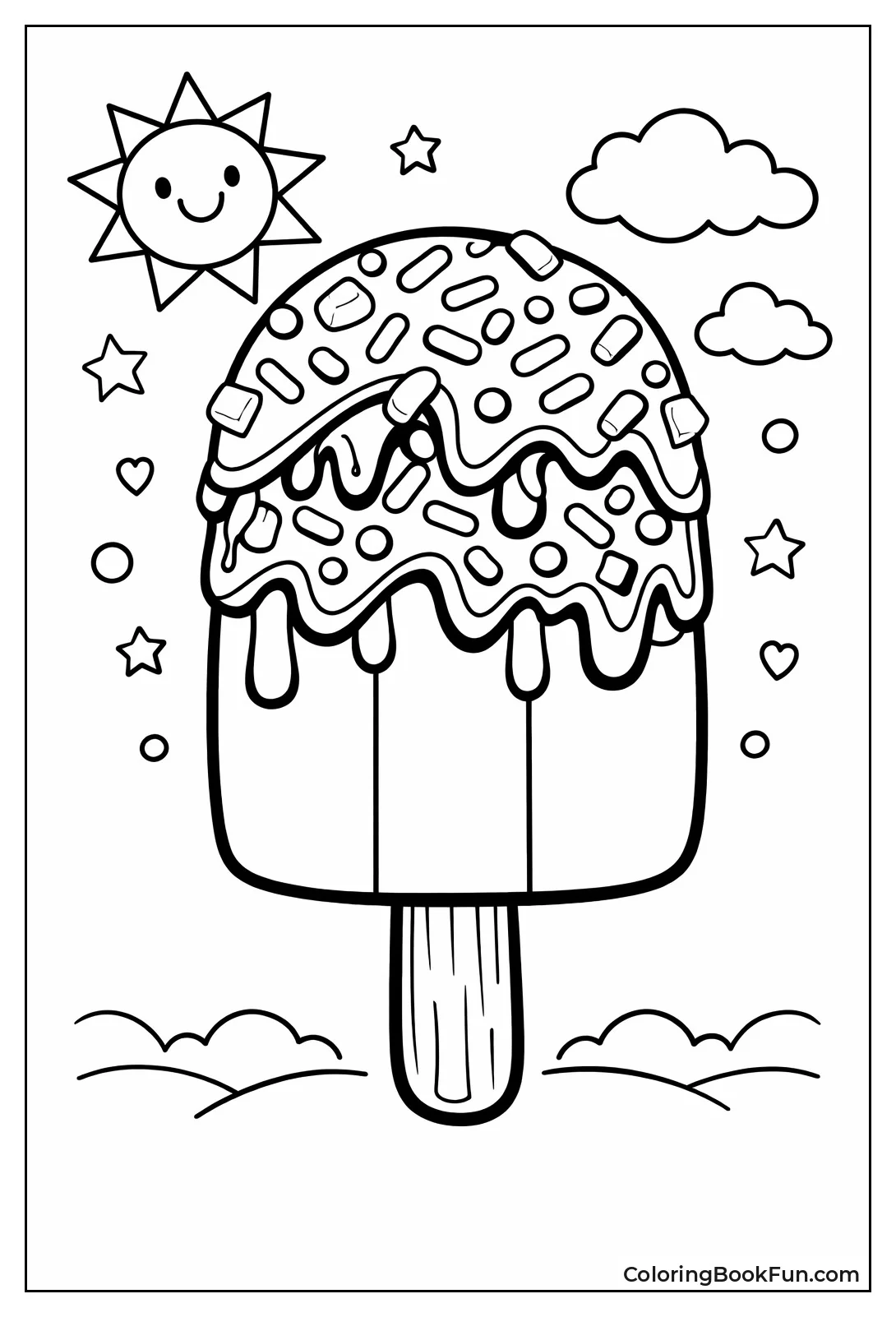 Sprinkle Explosion Popsicle