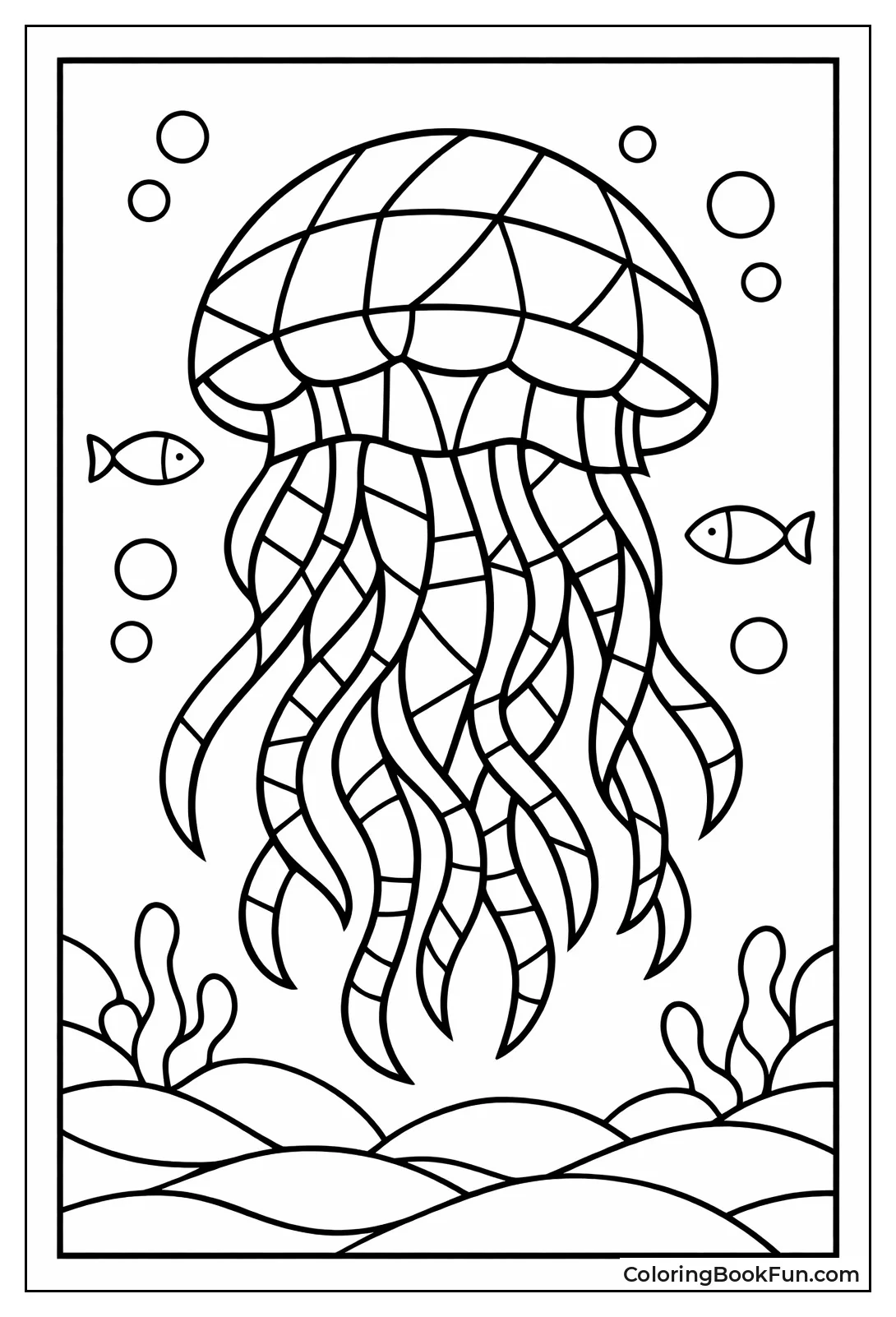 Stained Glass Jellyfish