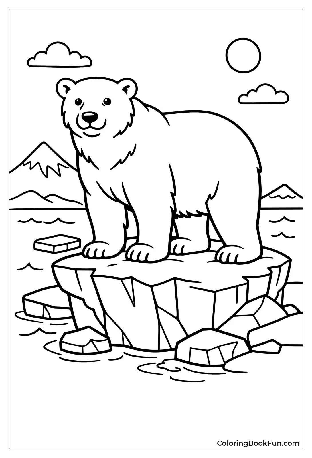 Standing Polar Bear