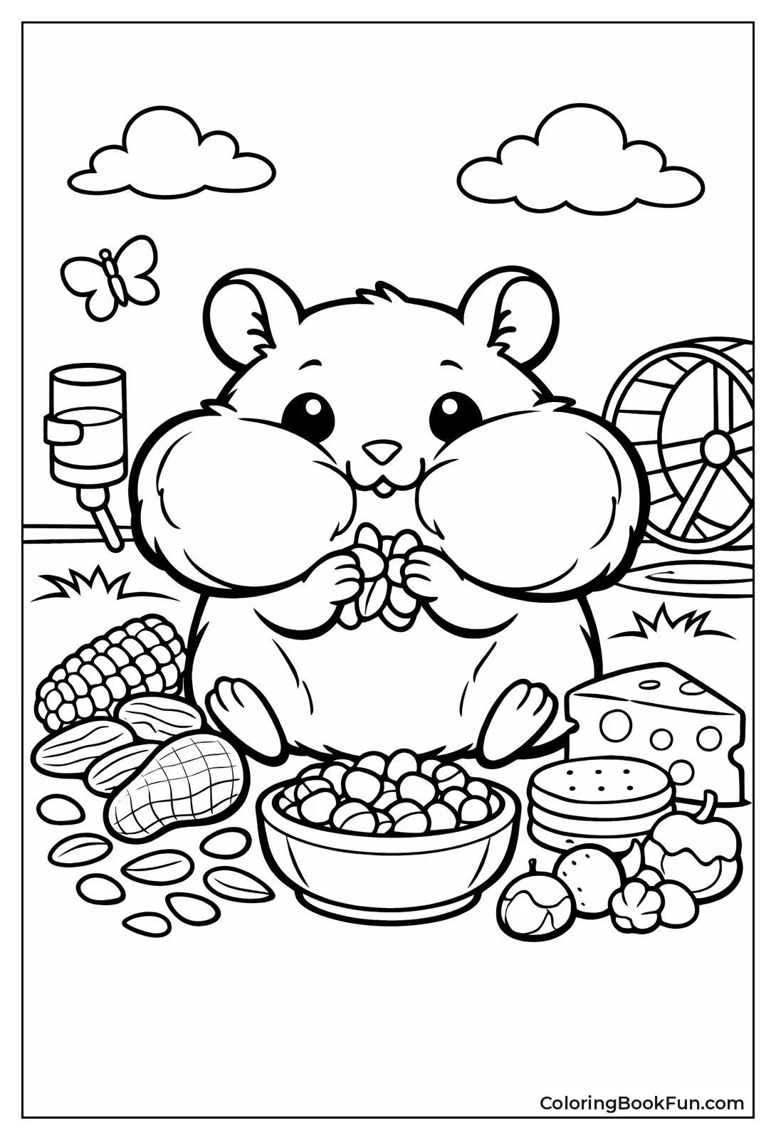 Stuffed Cheeks Hamster