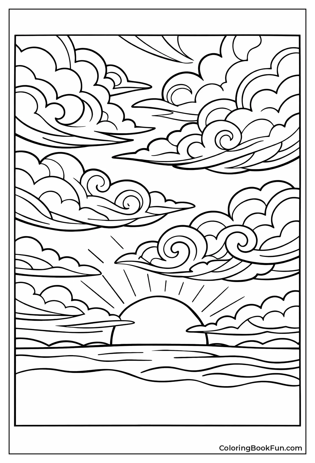 Cloud Swirls Close up