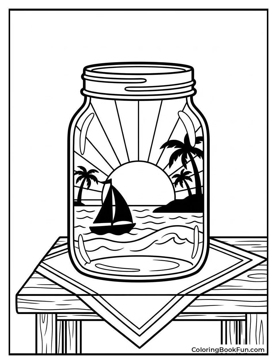 Sunset in a Jar