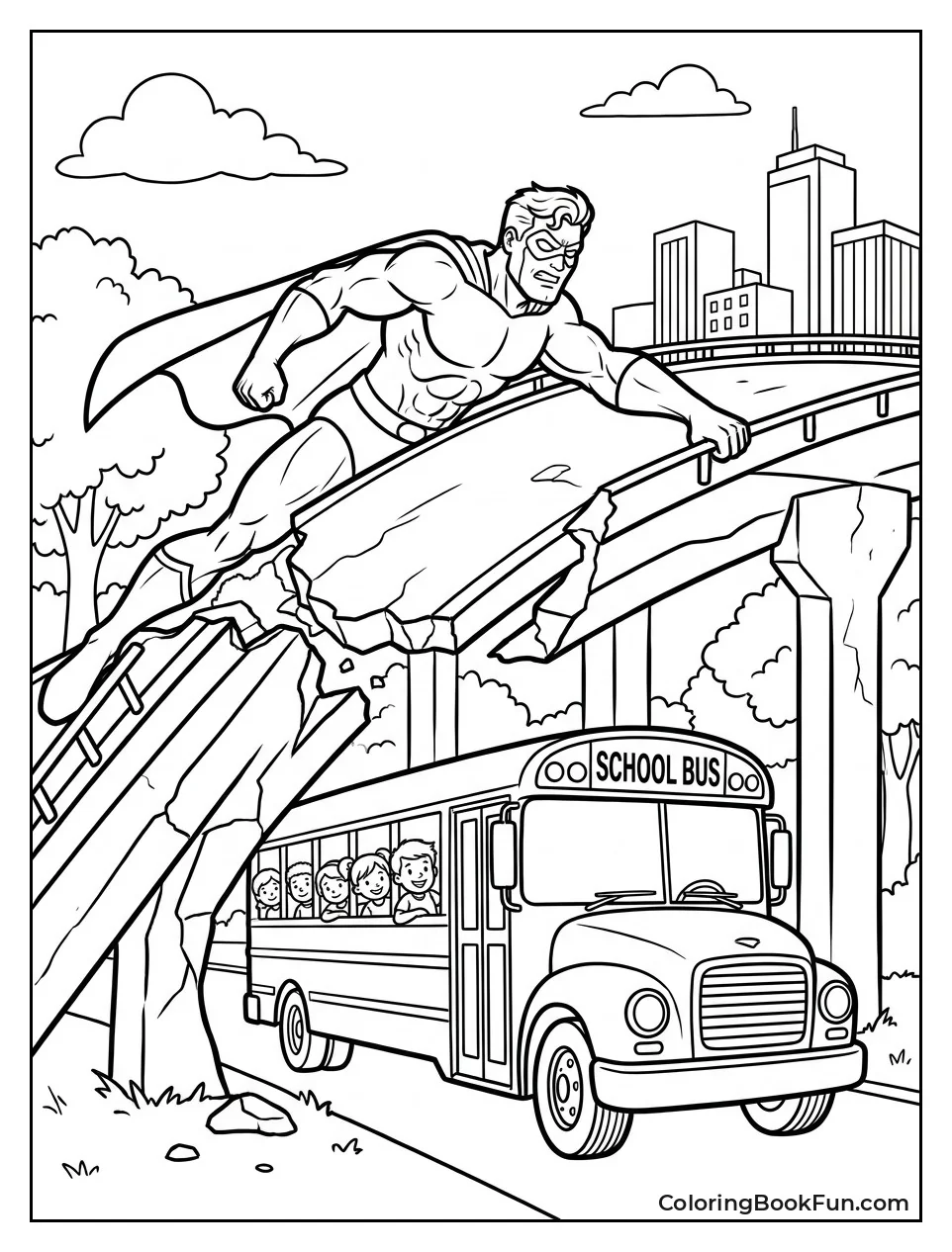 Hero Lifts Bridge for Bus